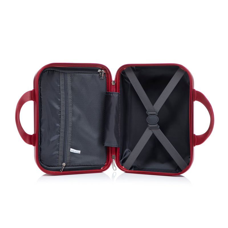 ABS Spinner Wheel Luggage Set with Combination Lock - Red, photo 25 of 47
