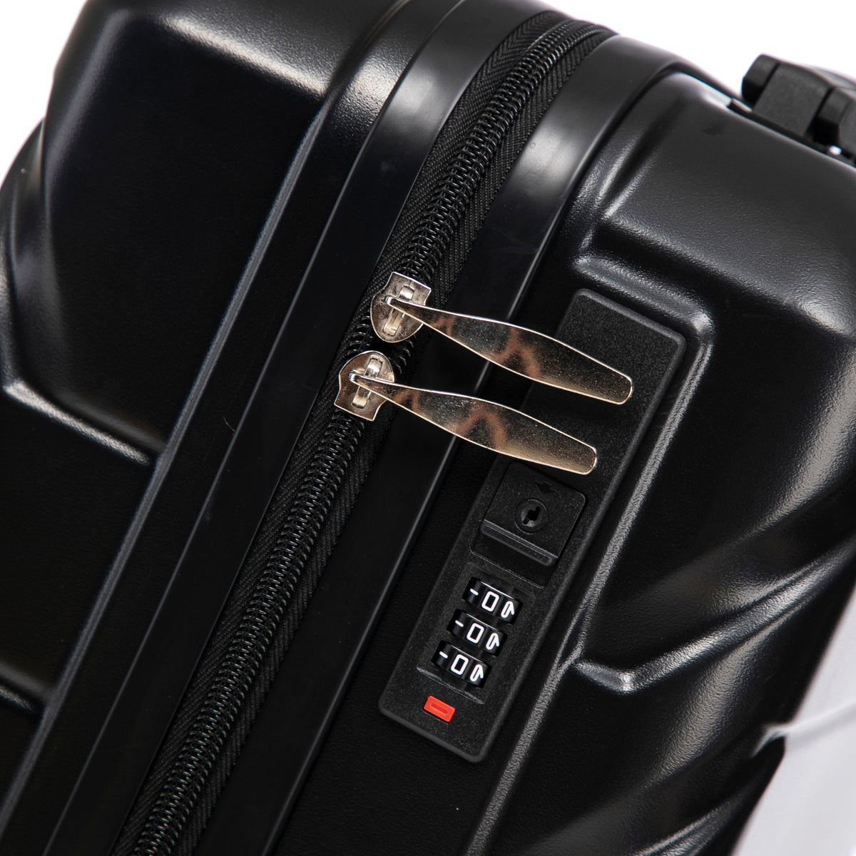ABS Spinner Wheel Luggage Set with Combination Lock - Black, photo 36 of 38