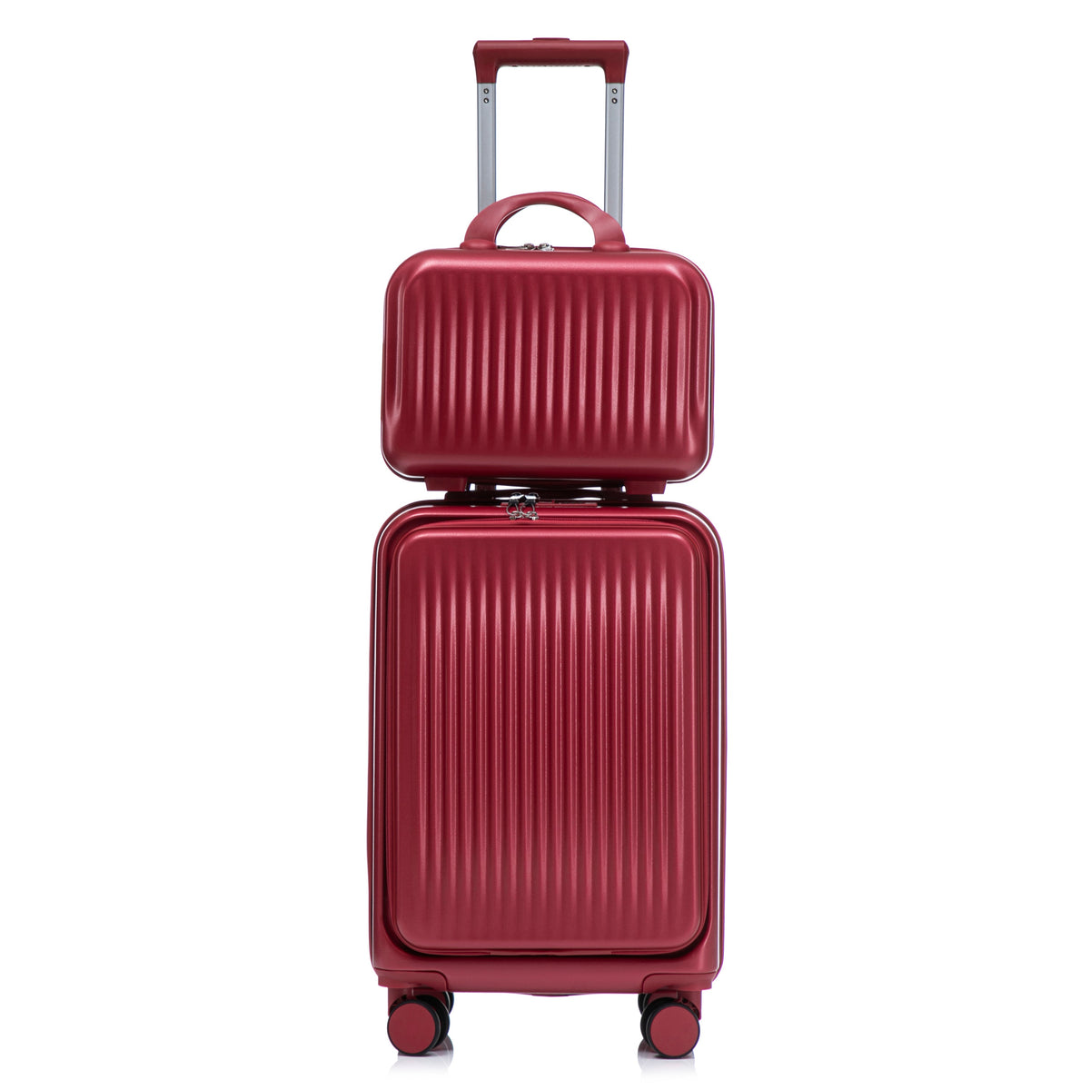 ABS Spinner Wheel Luggage Set with Combination Lock - Red, photo 46 of 47