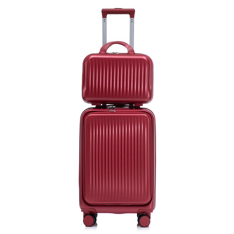 ABS Spinner Wheel Luggage Set with Combination Lock - Red, photo 46 of 47