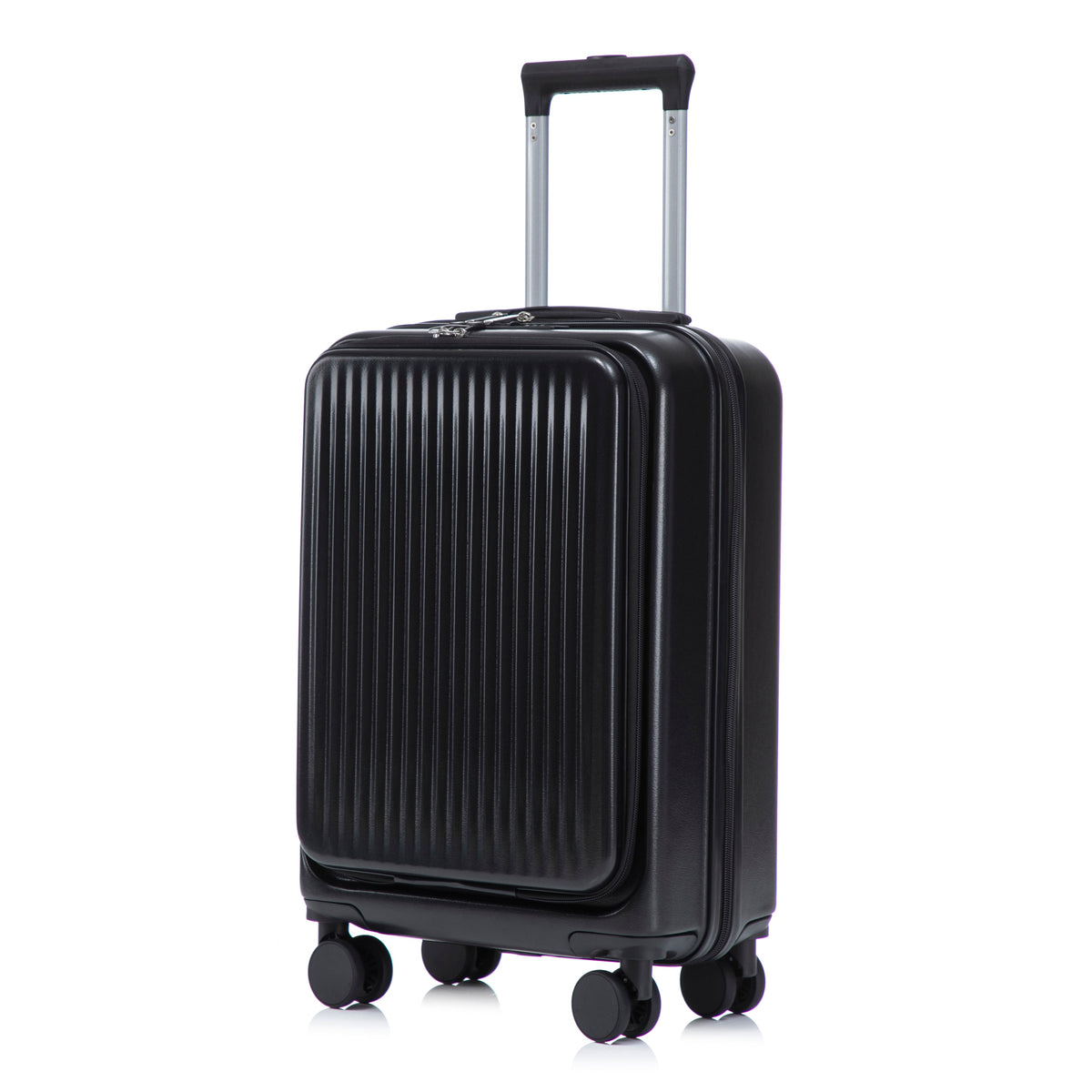 ABS Spinner Wheel Luggage Set with Cosmetic Case - Black, photo 16 of 47
