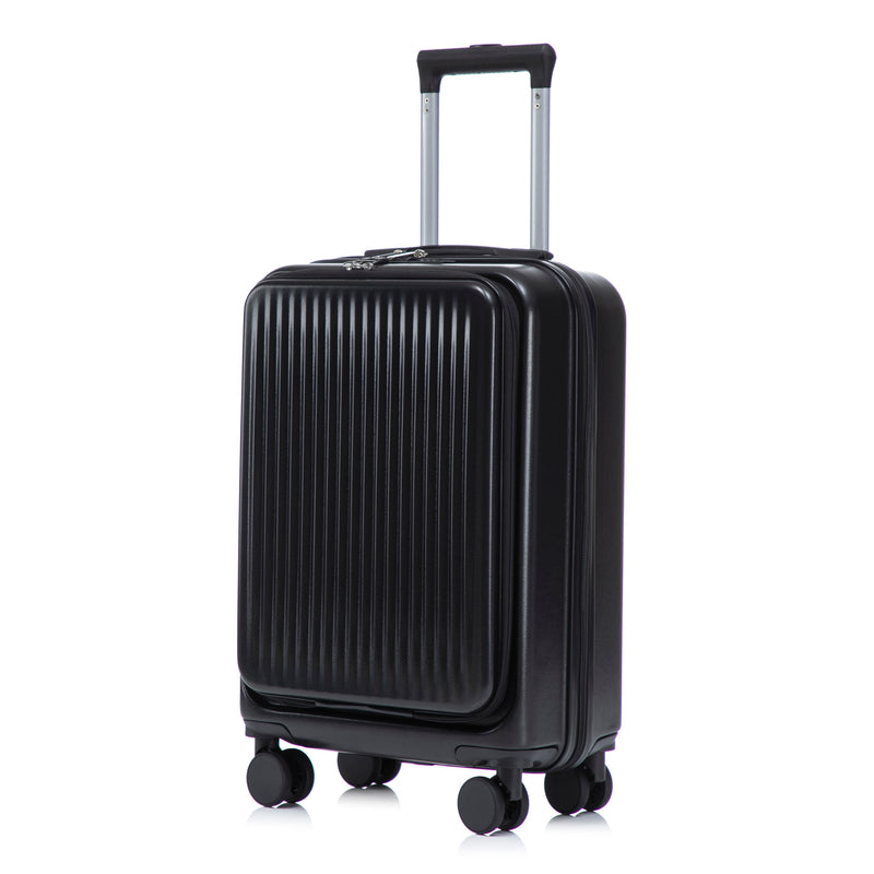 ABS Spinner Wheel Luggage Set with Cosmetic Case - Black, photo 16 of 47