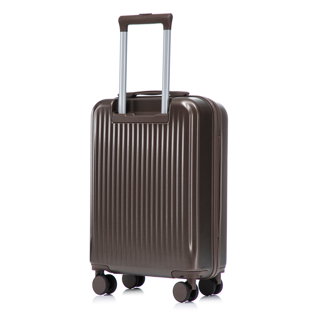 ABS Spinner Wheel Luggage Set with Cosmetic Case - Brown, photo 17 of 47