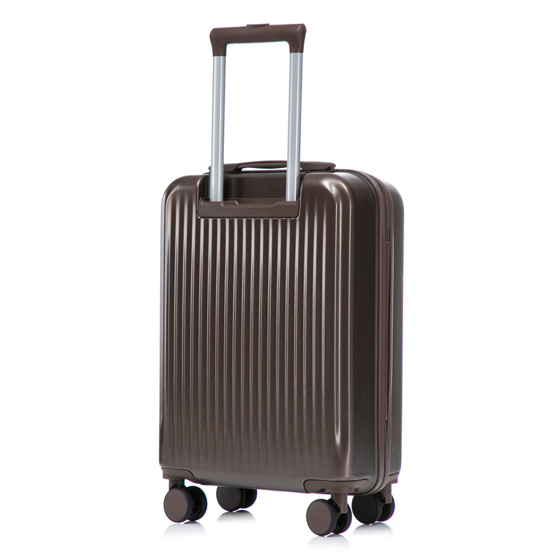 ABS Spinner Wheel Luggage Set with Cosmetic Case - Brown, photo 17 of 47