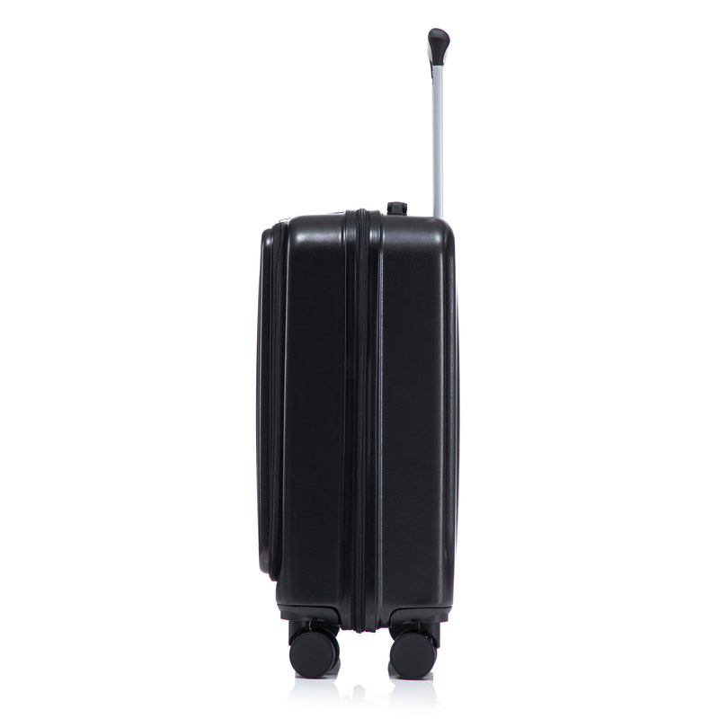 ABS Spinner Wheel Luggage Set with Cosmetic Case - Black, photo 18 of 47