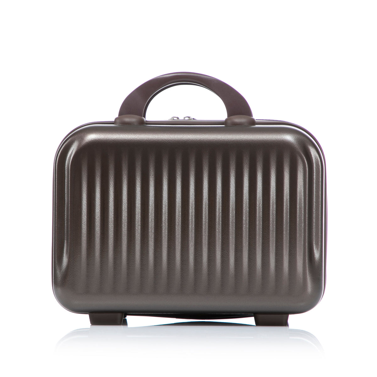 ABS Spinner Wheel Luggage Set with Cosmetic Case - Brown, photo 20 of 47