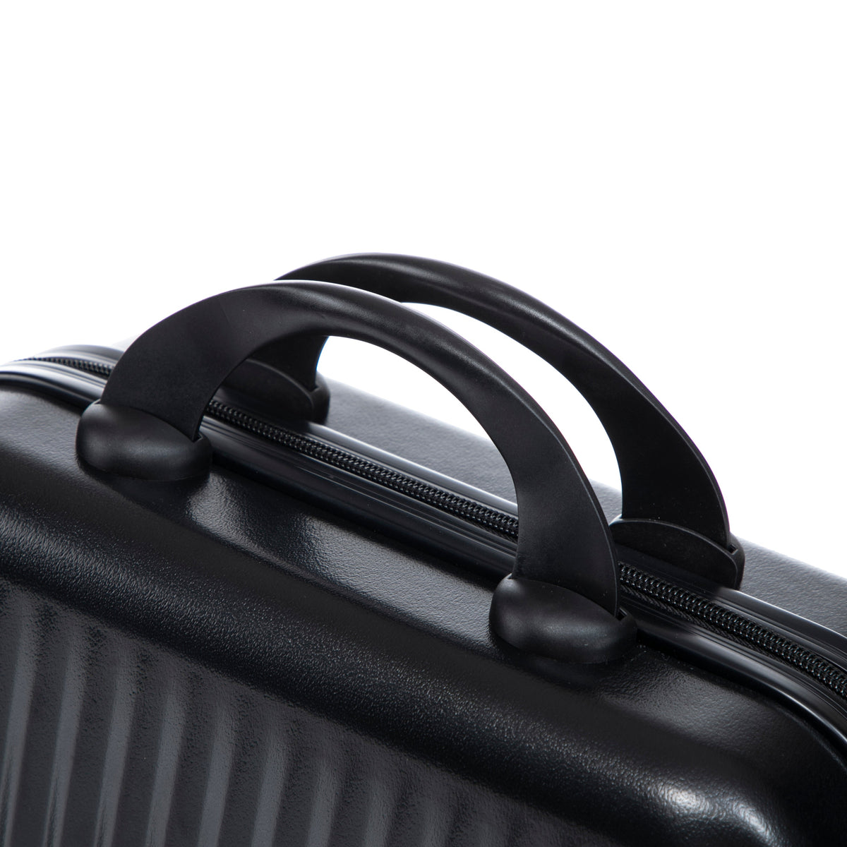 ABS Spinner Wheel Luggage Set with Cosmetic Case - Black, photo 20 of 47