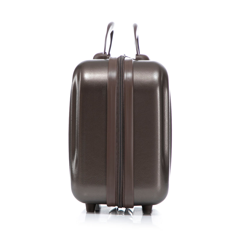 ABS Spinner Wheel Luggage Set with Cosmetic Case - Brown, photo 22 of 47