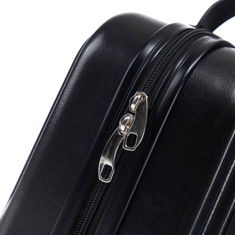 ABS Spinner Wheel Luggage Set with Cosmetic Case - Black, photo 29 of 47