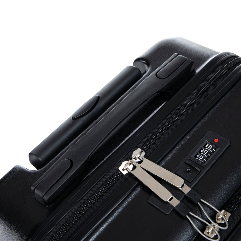 ABS Spinner Wheel Luggage Set with Cosmetic Case - Black, photo 41 of 47