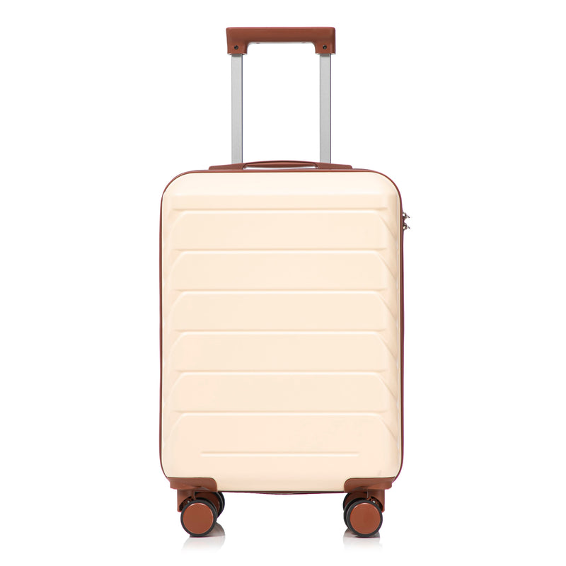 Beige 2-Piece Spinner Luggage Set with Hard Shell - Beige, photo 15 of 38