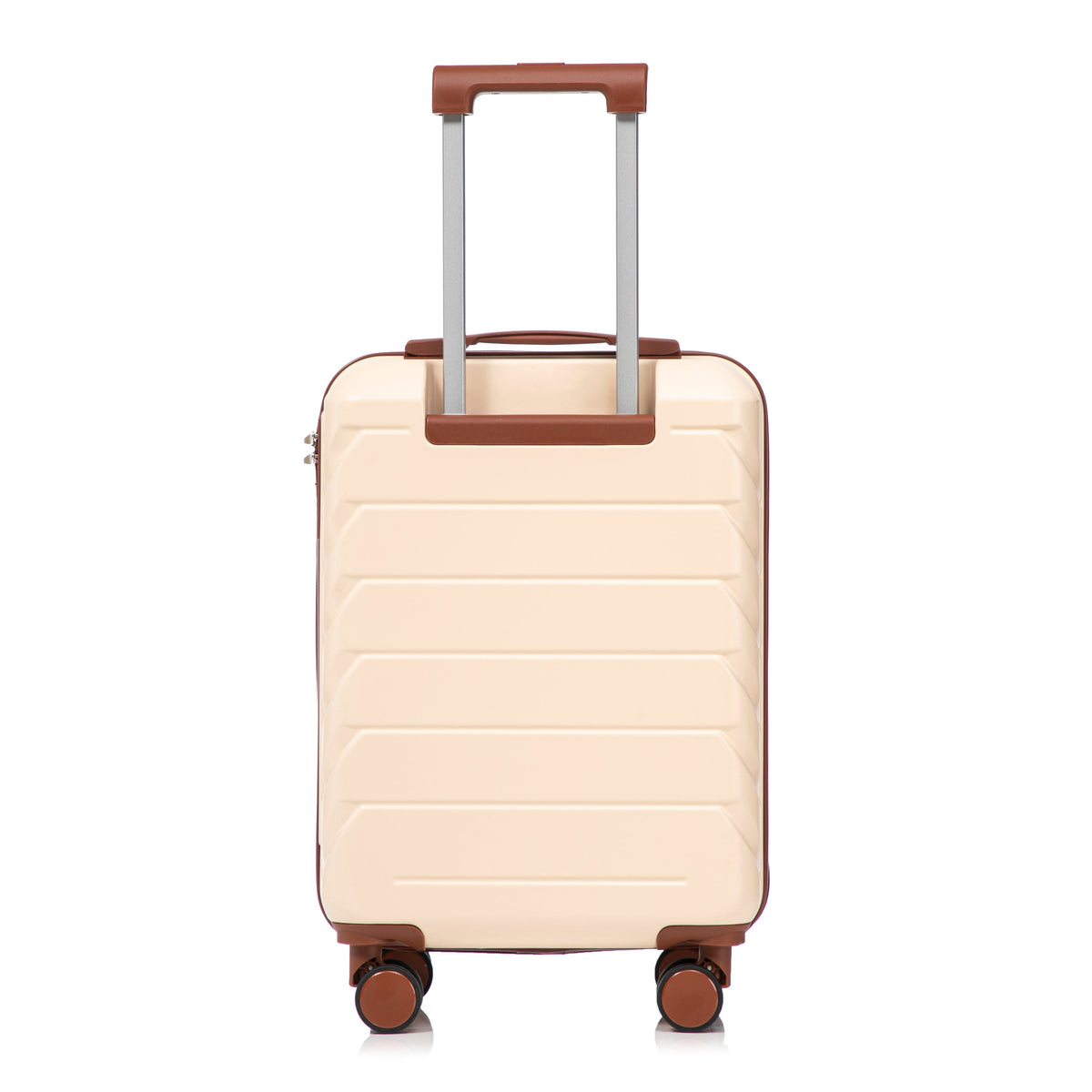 Beige 2-Piece Spinner Luggage Set with Hard Shell - Beige, photo 16 of 38