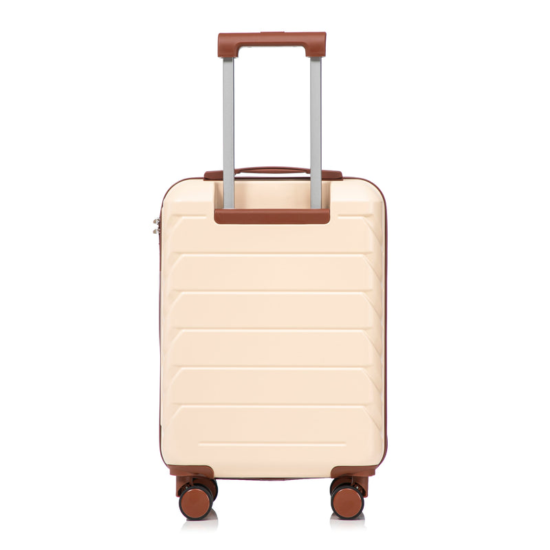 Beige 2-Piece Spinner Luggage Set with Hard Shell - Beige, photo 16 of 38