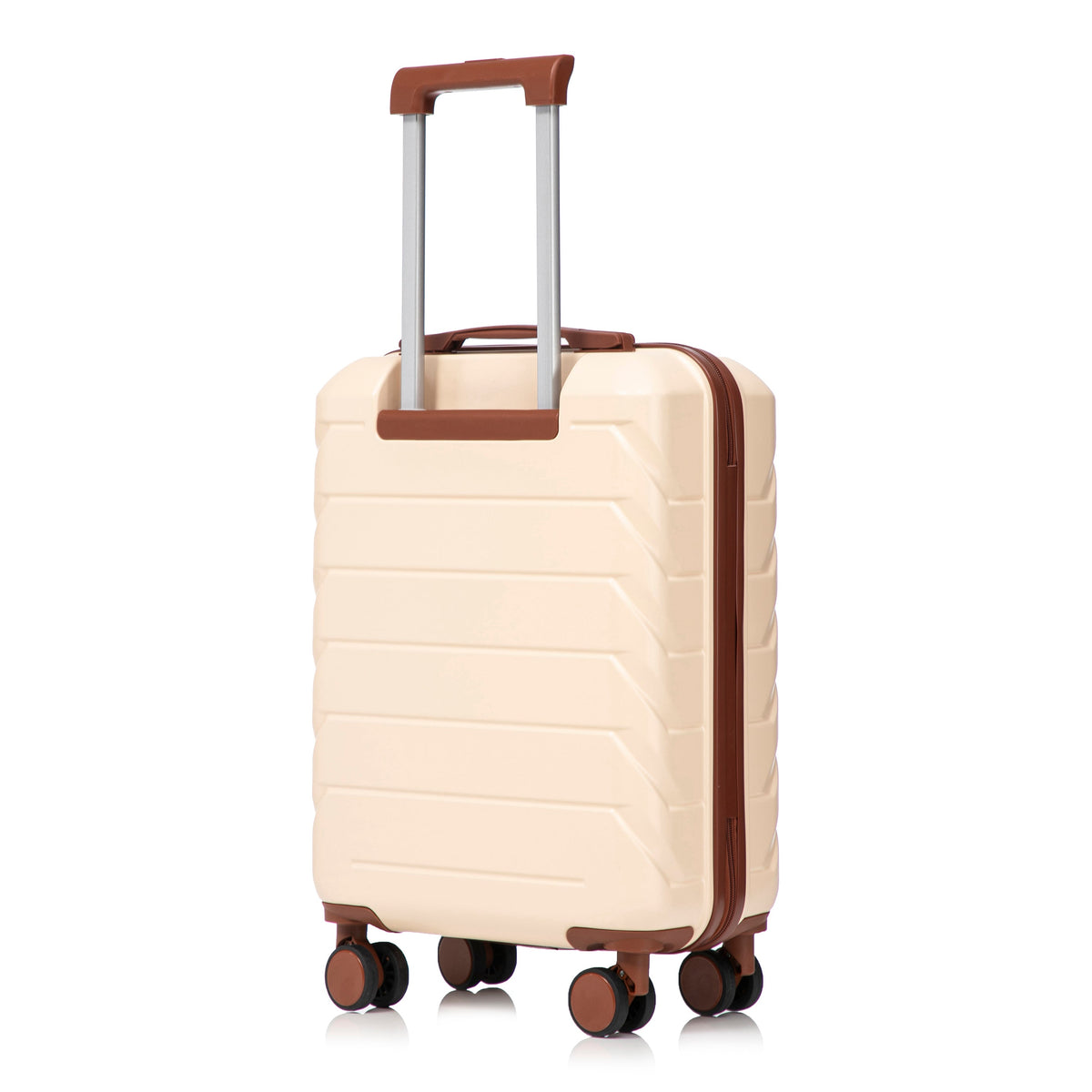 Beige 2-Piece Spinner Luggage Set with Hard Shell - Beige, photo 18 of 38