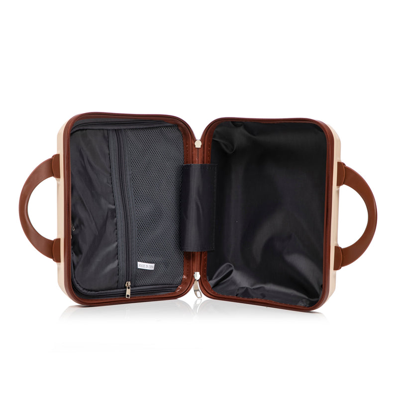 Beige 2-Piece Spinner Luggage Set with Hard Shell - Beige, photo 27 of 38