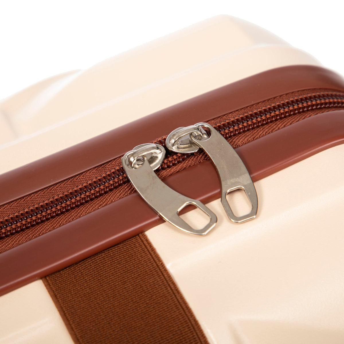 Beige 2-Piece Spinner Luggage Set with Hard Shell - Beige, photo 31 of 38