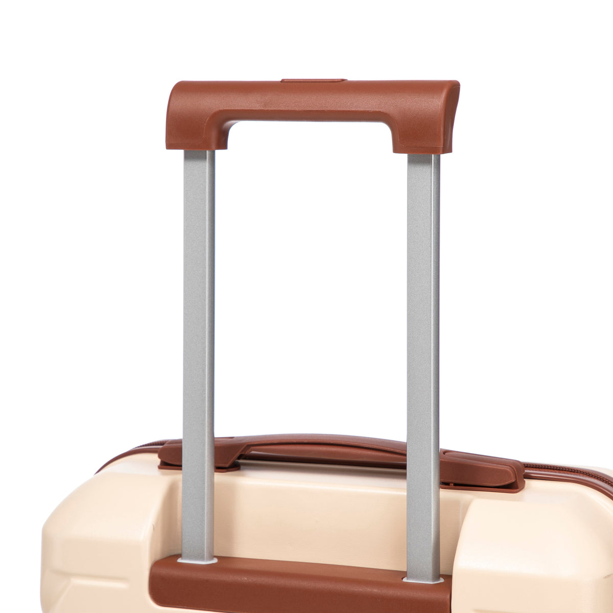 Beige 2-Piece Spinner Luggage Set with Hard Shell - Beige, photo 32 of 38