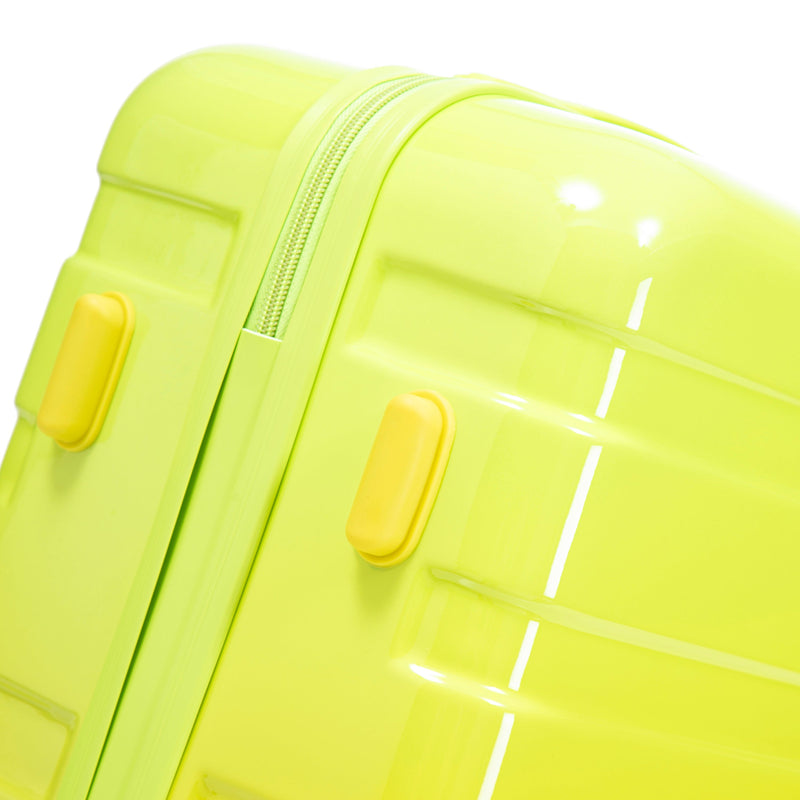 PC Spinner Wheel Luggage Set with 360° Wheels - Green + Yellow, photo 16 of 26
