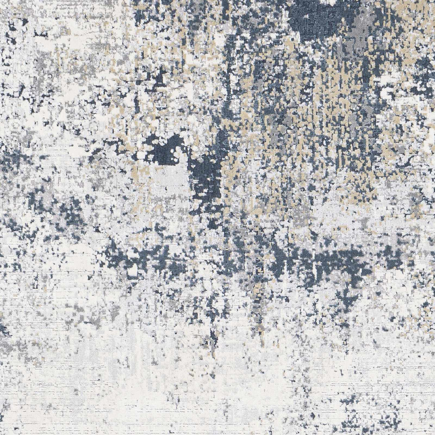 Higden Abstract Denim Blue Rug by Boutique Rugs