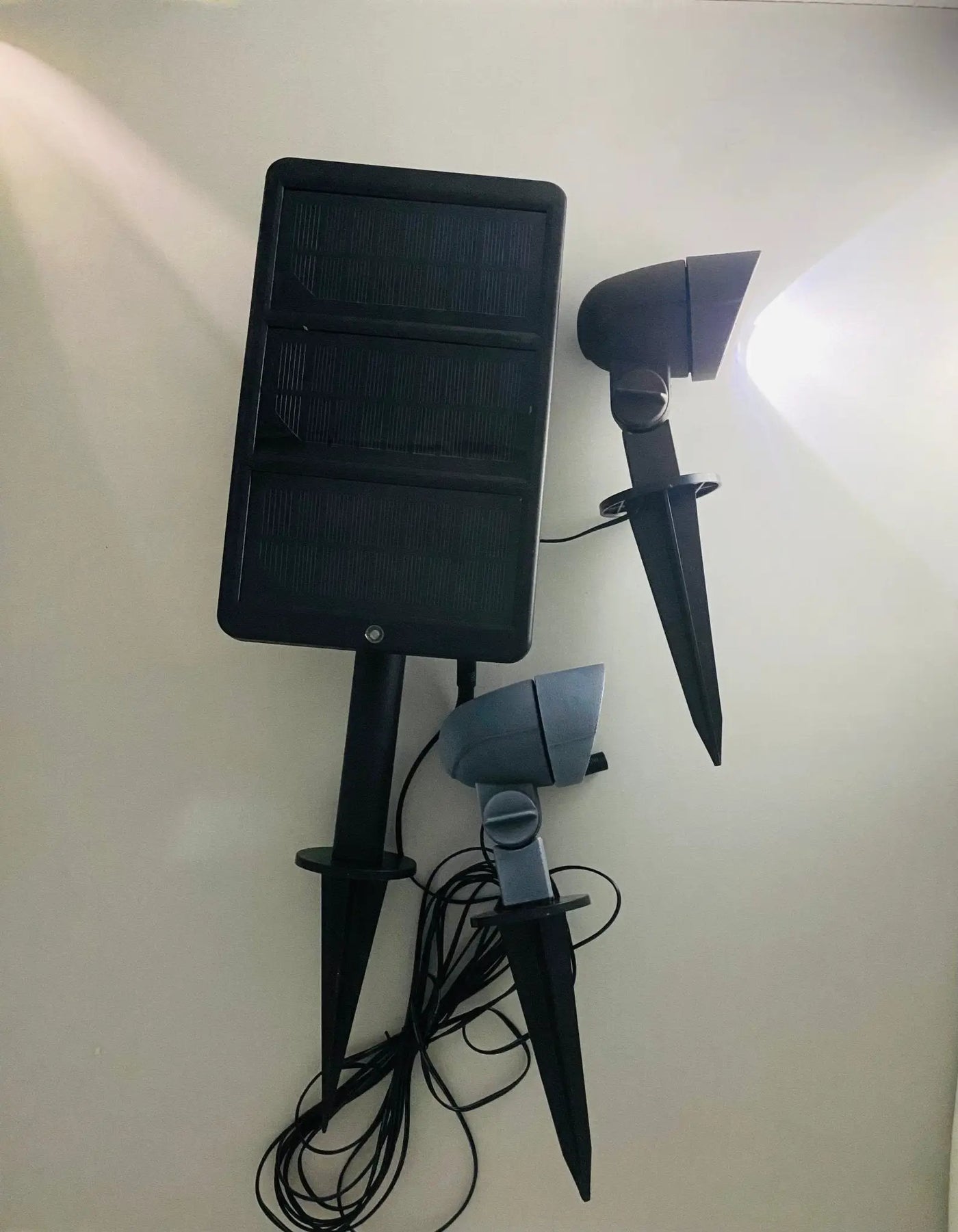 High End Solar LED Spotlight 60 Lumen (Set of 2) by Outdoor Solar Outlet