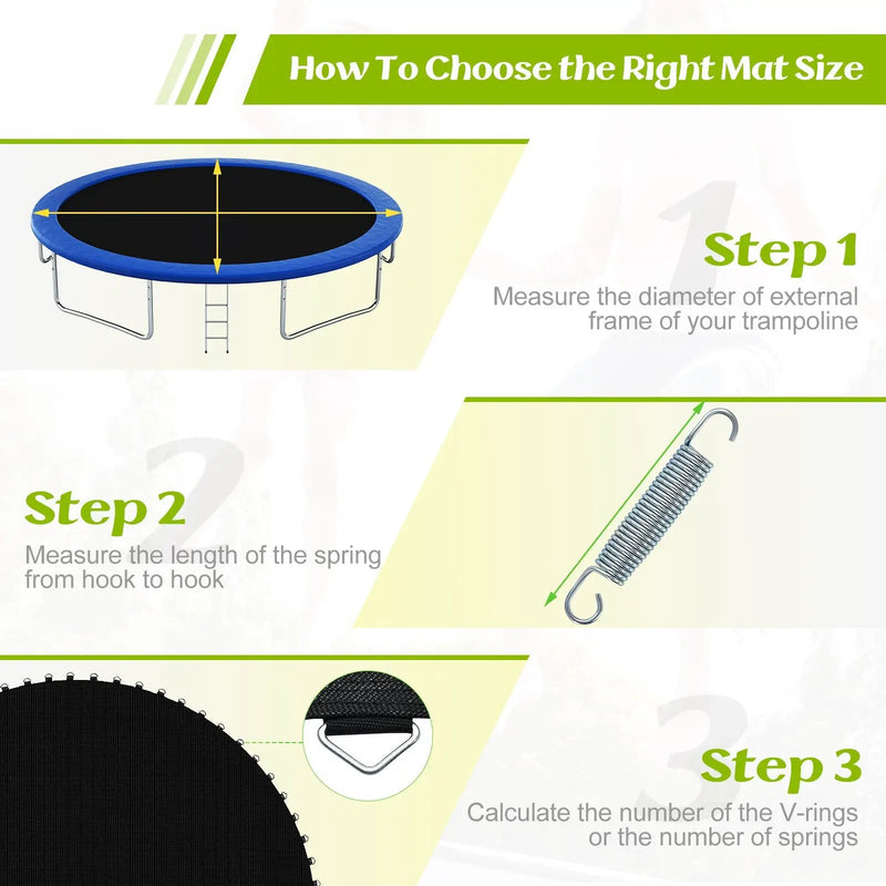 High-Elastic PP Replacement Jumping Mat by DirectDeals