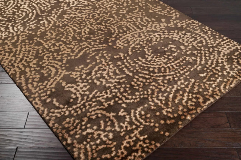 Pensacola 5x8 Brown Premium Wool&Viscose Rug - Clearance by Boutique Rugs