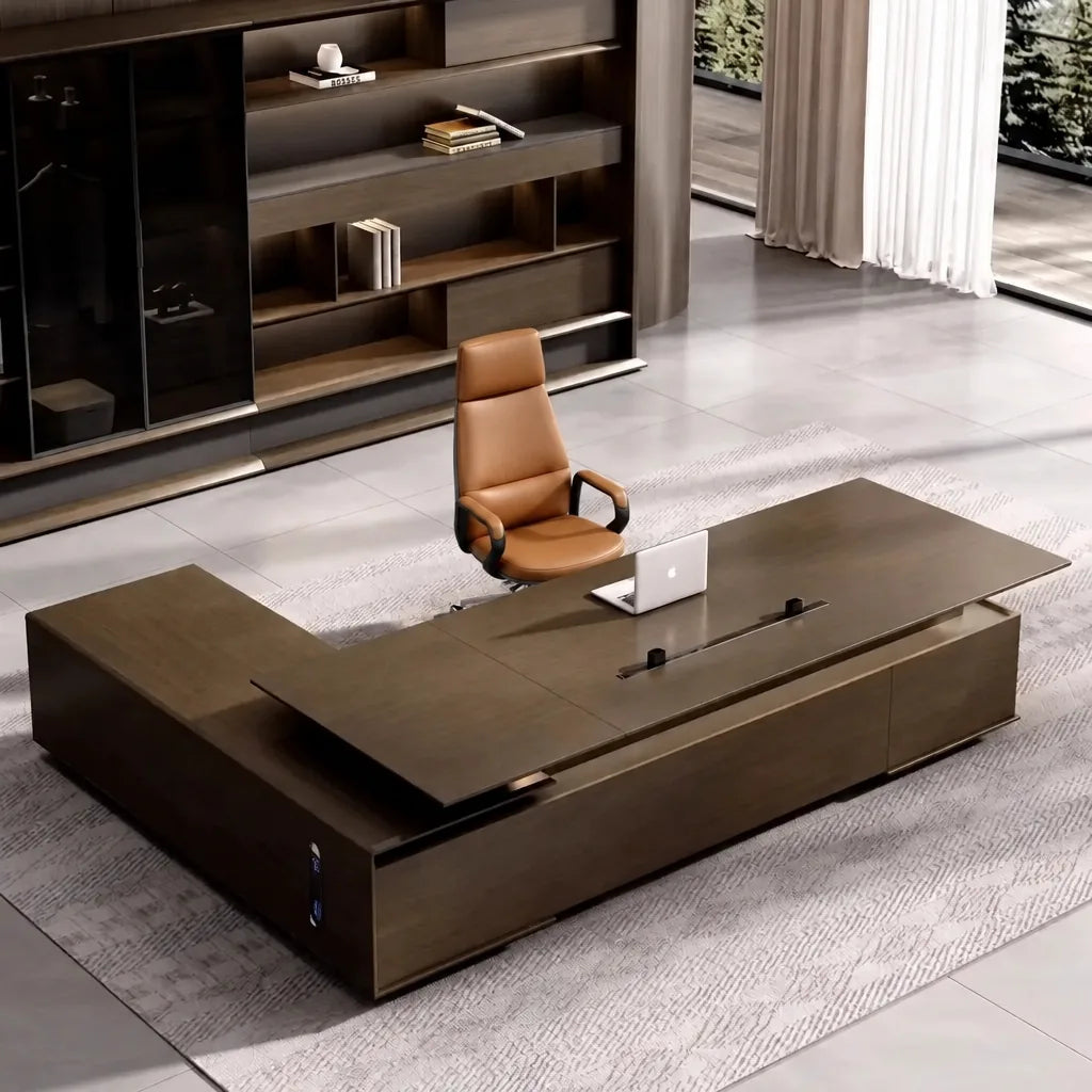 Hiley · Modern L-Shaped Executive Desk, photo 2 of 19