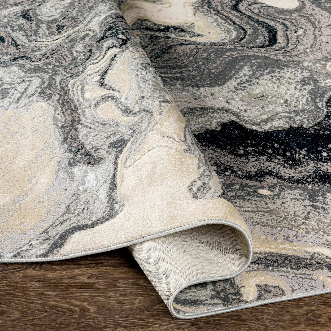 Hinatuan Gray Marble Carpet - Clearance by Boutique Rugs
