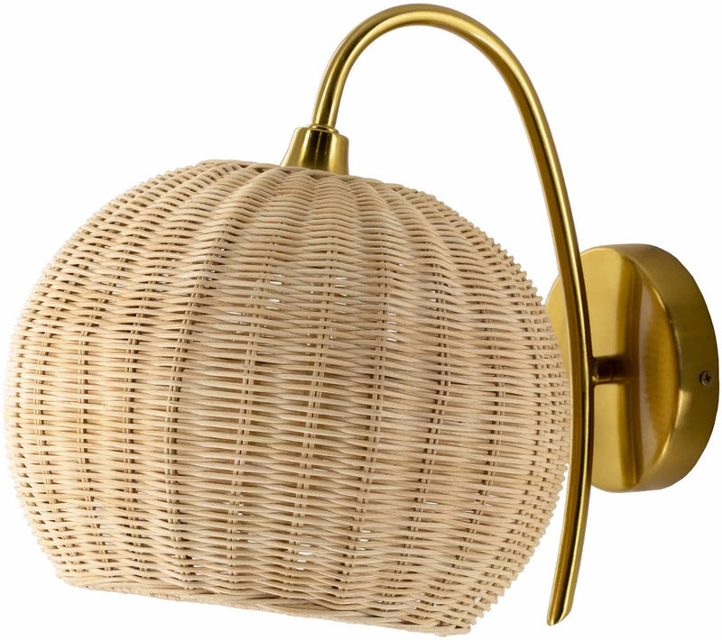 Hindang Rattan Wall Sconces by Boutique Rugs