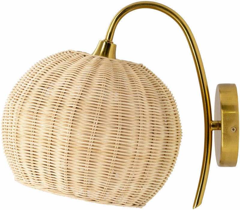Hindang Rattan Wall Sconces by Boutique Rugs