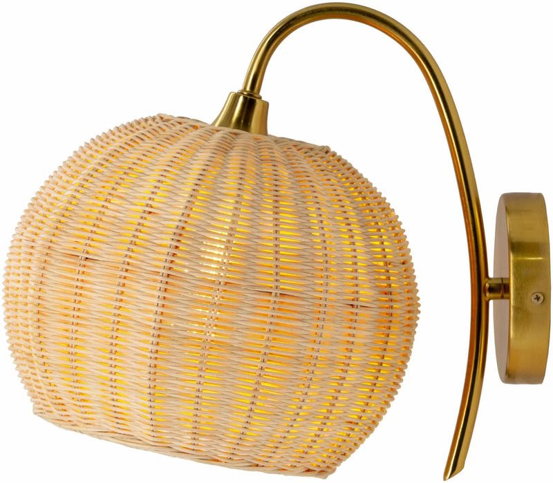 Hindang Rattan Wall Sconces by Boutique Rugs