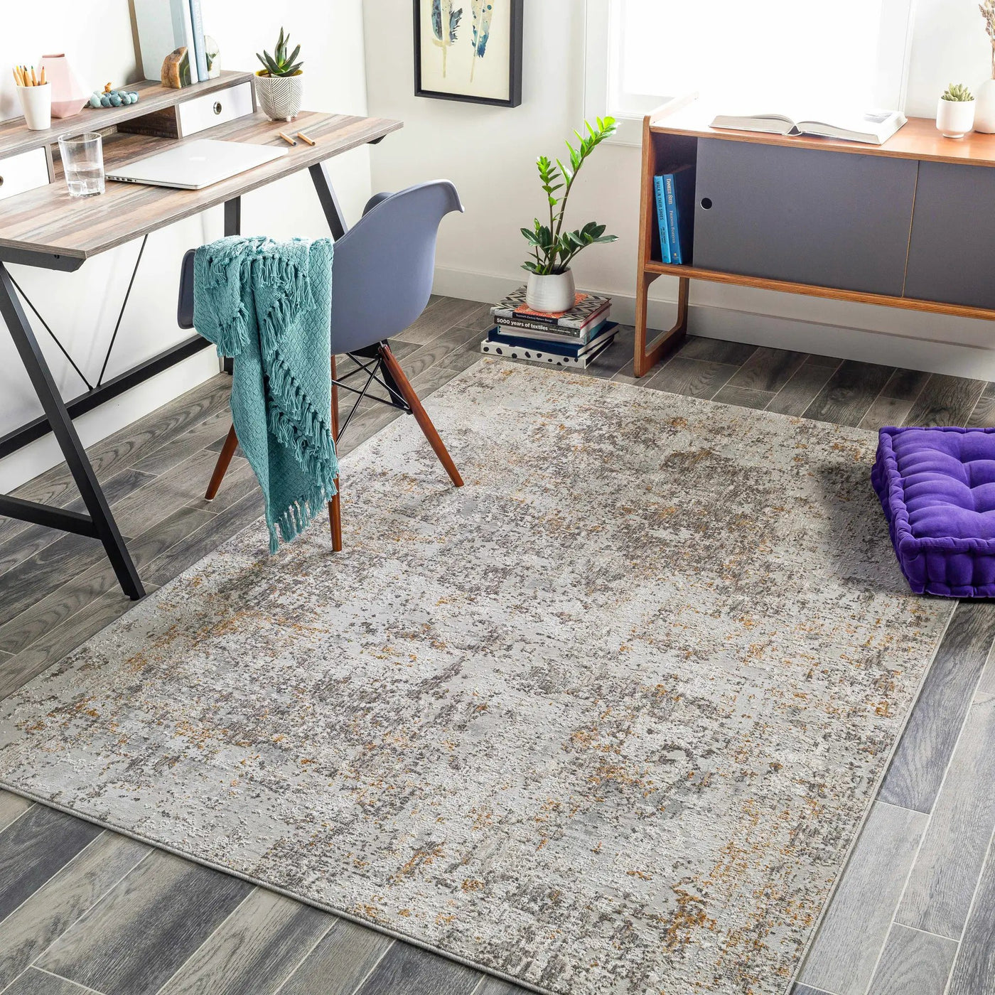 Hirwaun Textured Luxe Area Rug by Boutique Rugs