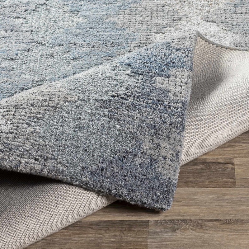 Hale Gray&Slate Diamonds Wool&Viscose Rug - Clearance by Boutique Rugs