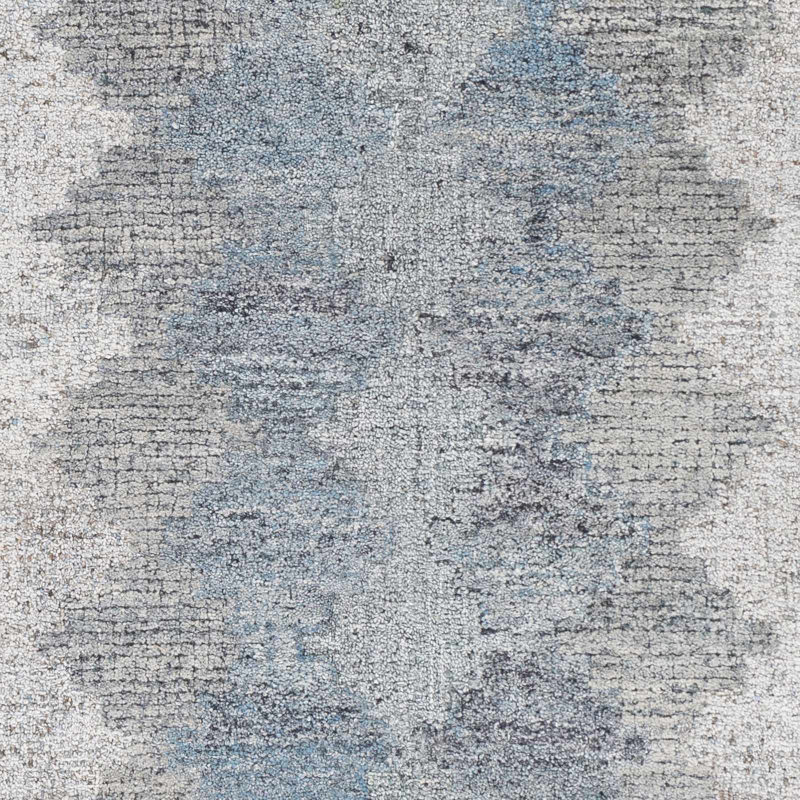 Hale Gray&Slate Diamonds Wool&Viscose Rug - Clearance by Boutique Rugs