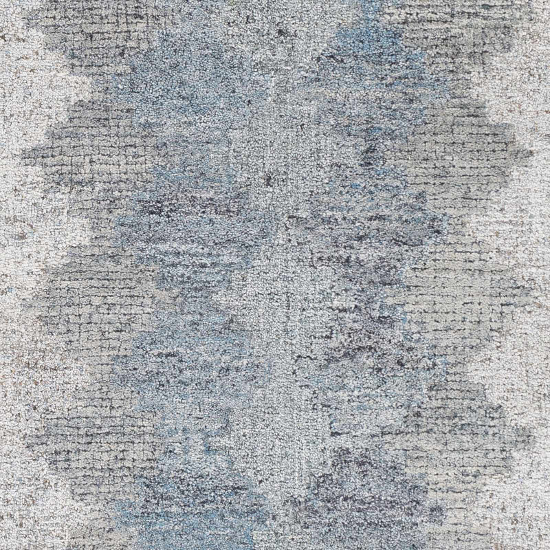 Hale Gray&Slate Diamonds Wool&Viscose Rug - Clearance by Boutique Rugs