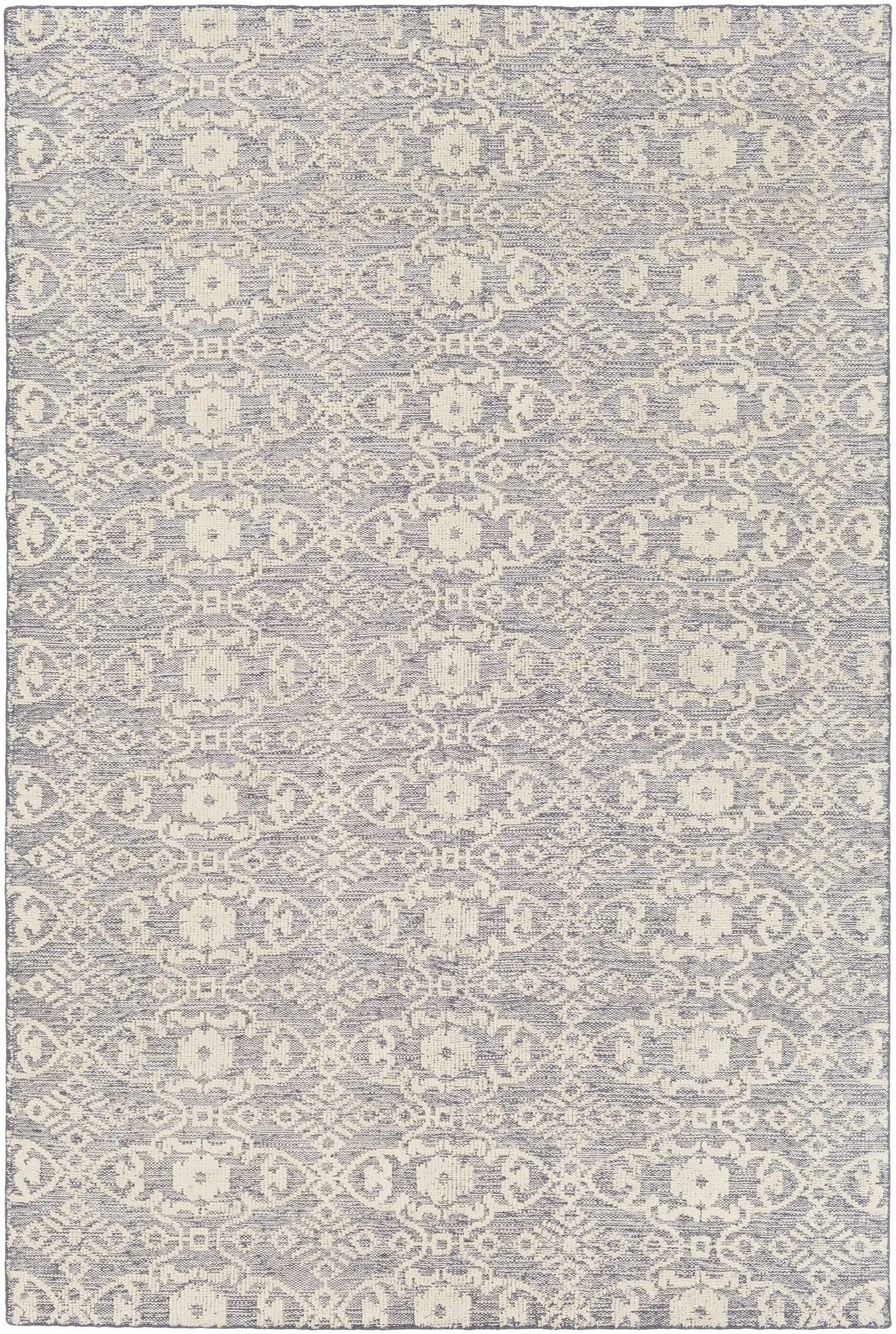 Hoisington Ivory Patterned Wool Rug - Clearance by Boutique Rugs