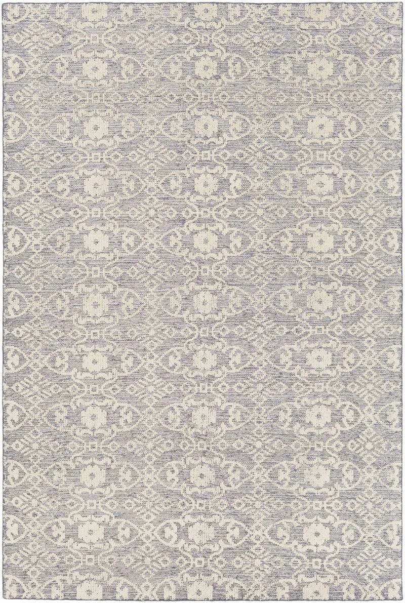 Hoisington Ivory Patterned Wool Rug - Clearance by Boutique Rugs