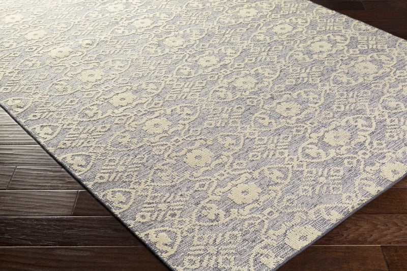 Hoisington Ivory Patterned Wool Rug - Clearance by Boutique Rugs