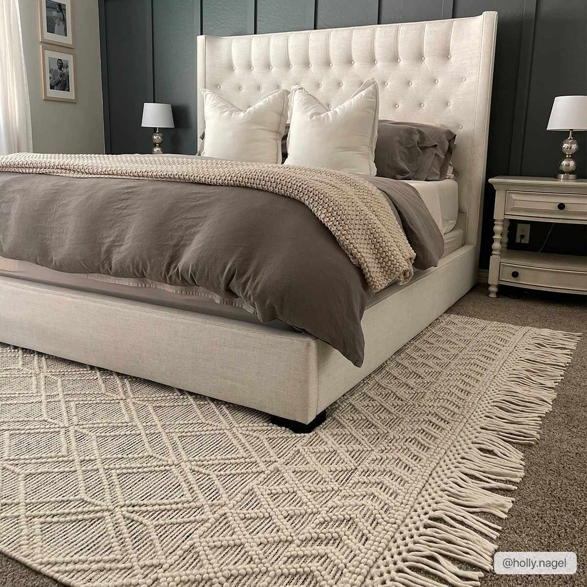 Ossun Wool Rug with Tassels by Boutique Rugs