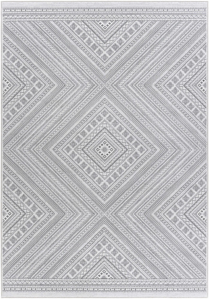Holytown 5x7 Gray Geometric Rug - Clearance by Boutique Rugs