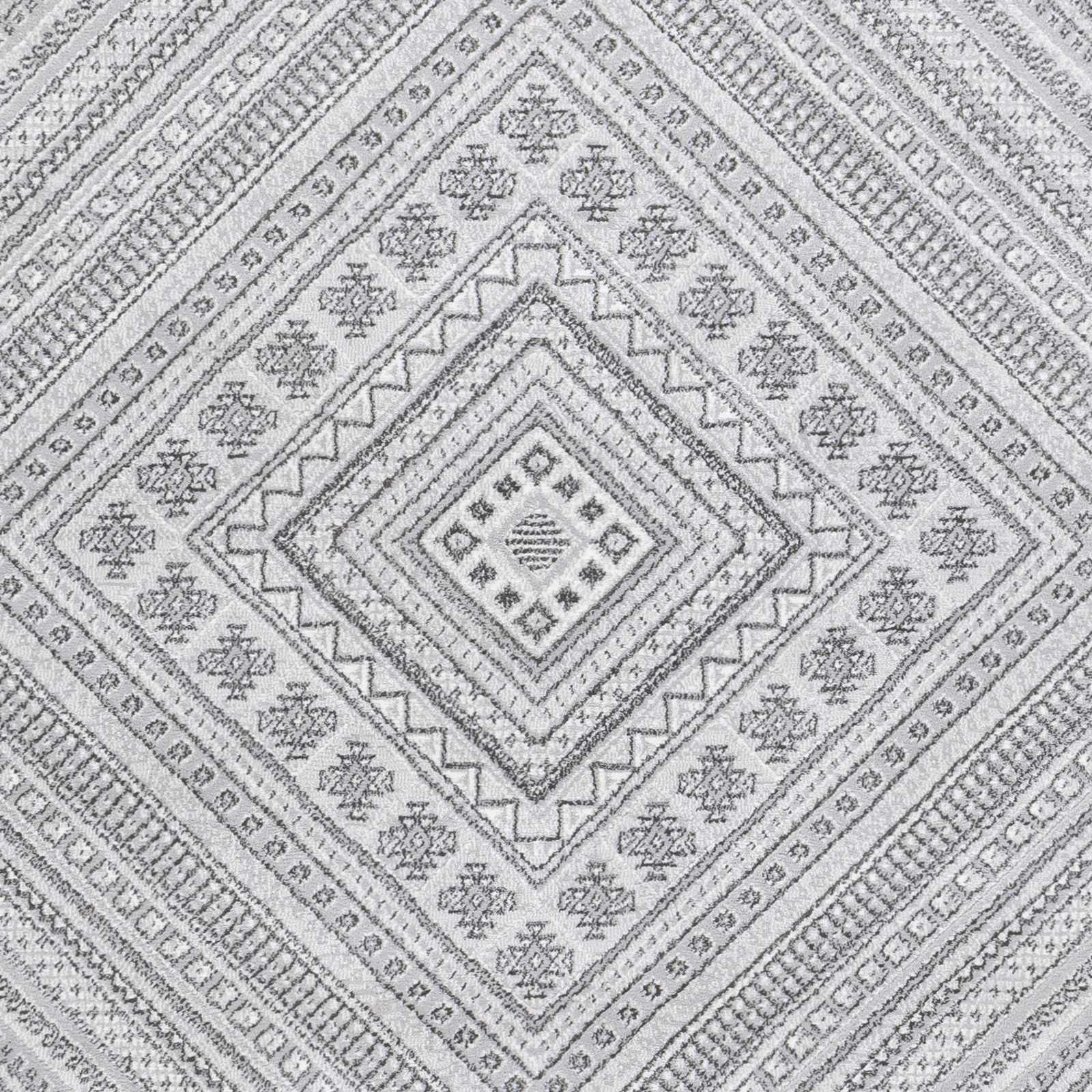 Holytown 5x7 Gray Geometric Rug - Clearance by Boutique Rugs