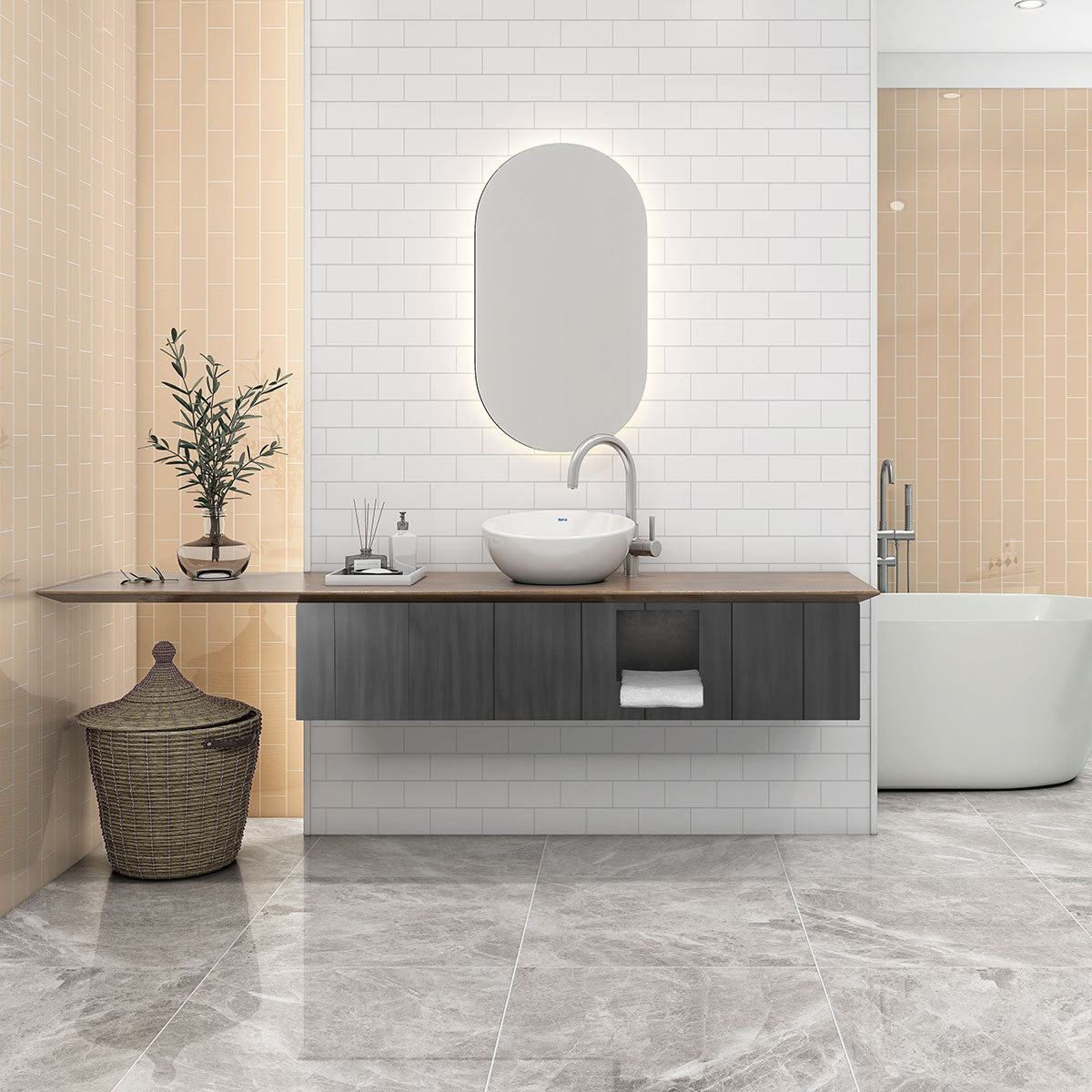Caramel Glossy Subway Ceramic Tiles 3x6 Ceramic Glossy 6x6 Tiles — 3