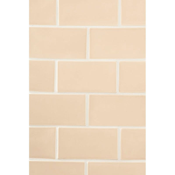 Caramel Glossy Subway Ceramic Tiles 3x6