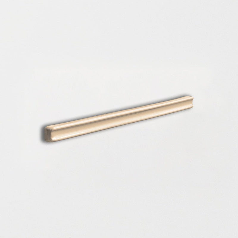 Caramel Glossy Pencil Trim Ceramic Moldings 5/8x6 Ceramic Glossy 2x6 Moldings