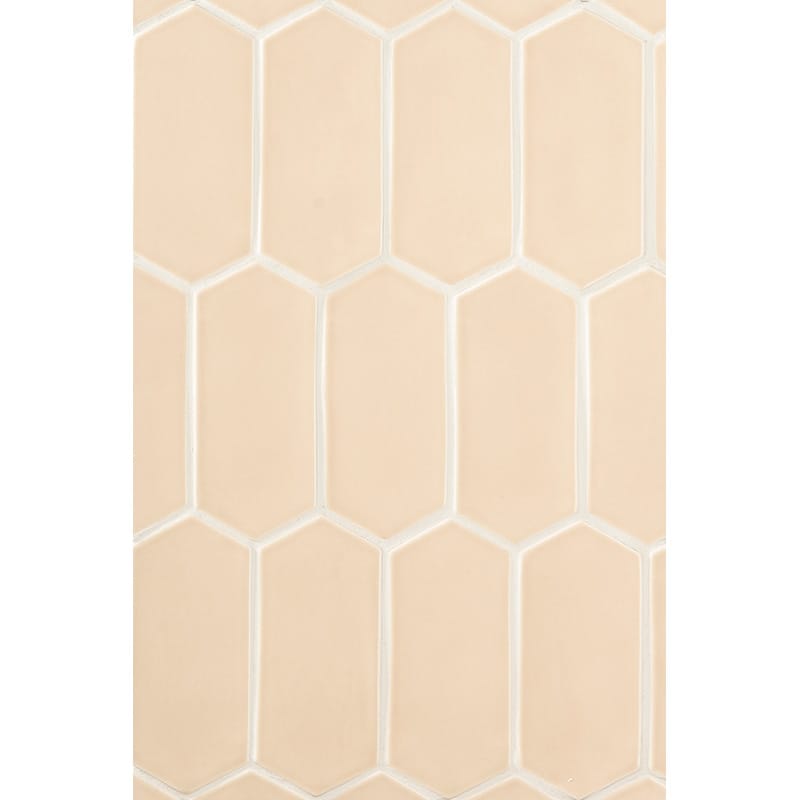 Caramel Glossy Picket Ceramic Tiles 3x6 Ceramic Glossy 6x6 Tiles
