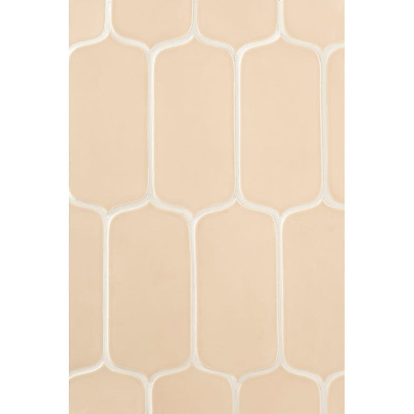 Caramel Glossy Tear Field Ceramic Tiles 3 5/8x8