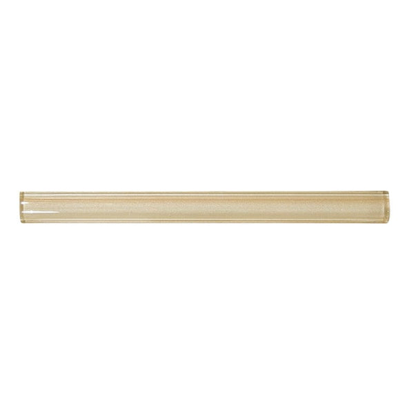 Honey Metallic Qtr Round Glass Moldings 1x12