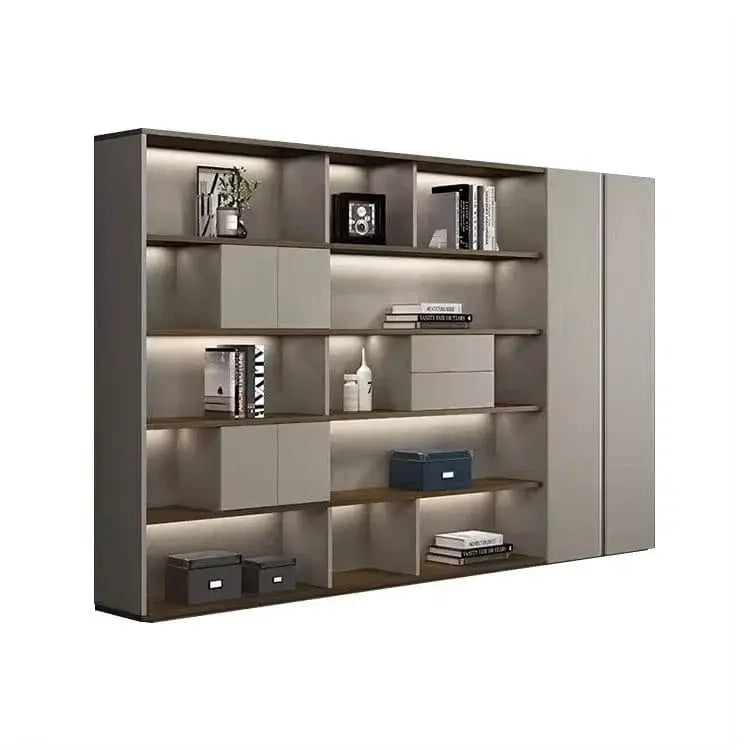 Fenwick · Office Shelves w/ Lighting & Storage by Arc Grove