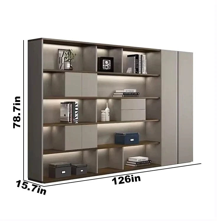 Fenwick · Office Shelves w/ Lighting & Storage, photo 10 of 11