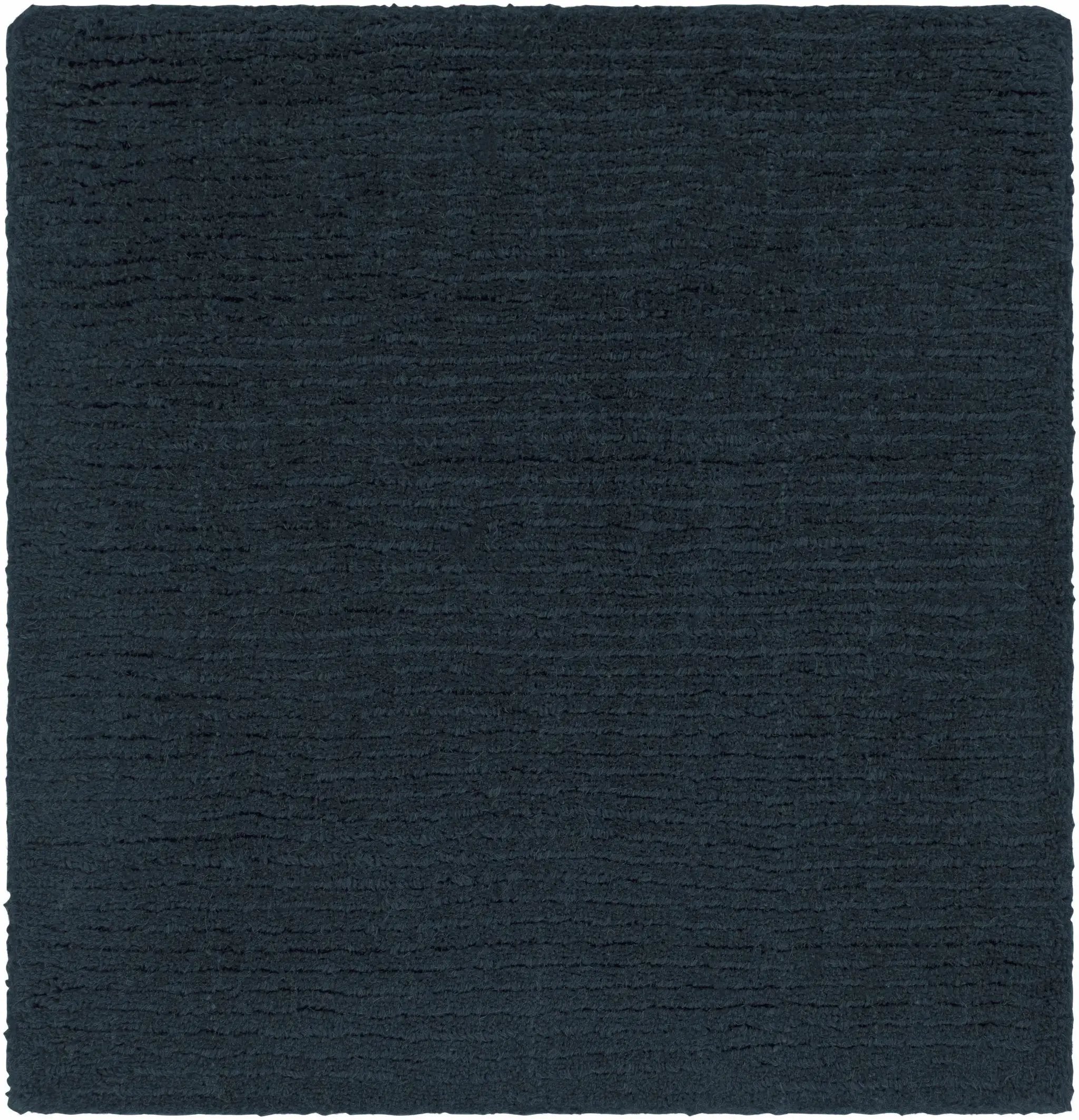 Brockton Solid Dark Blue Wool Rug by Boutique Rugs